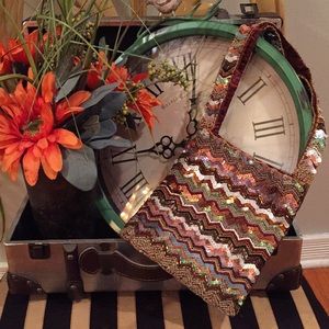 Small sequin and beaded purse
